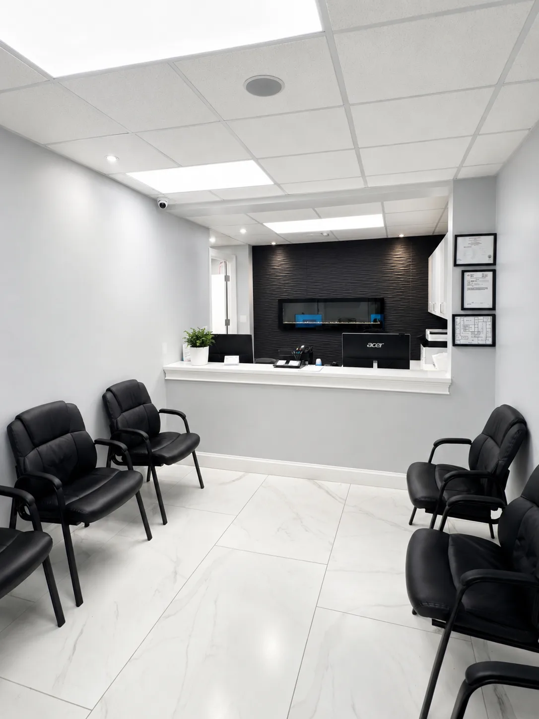 PPSI Somerset reception and indoor office space