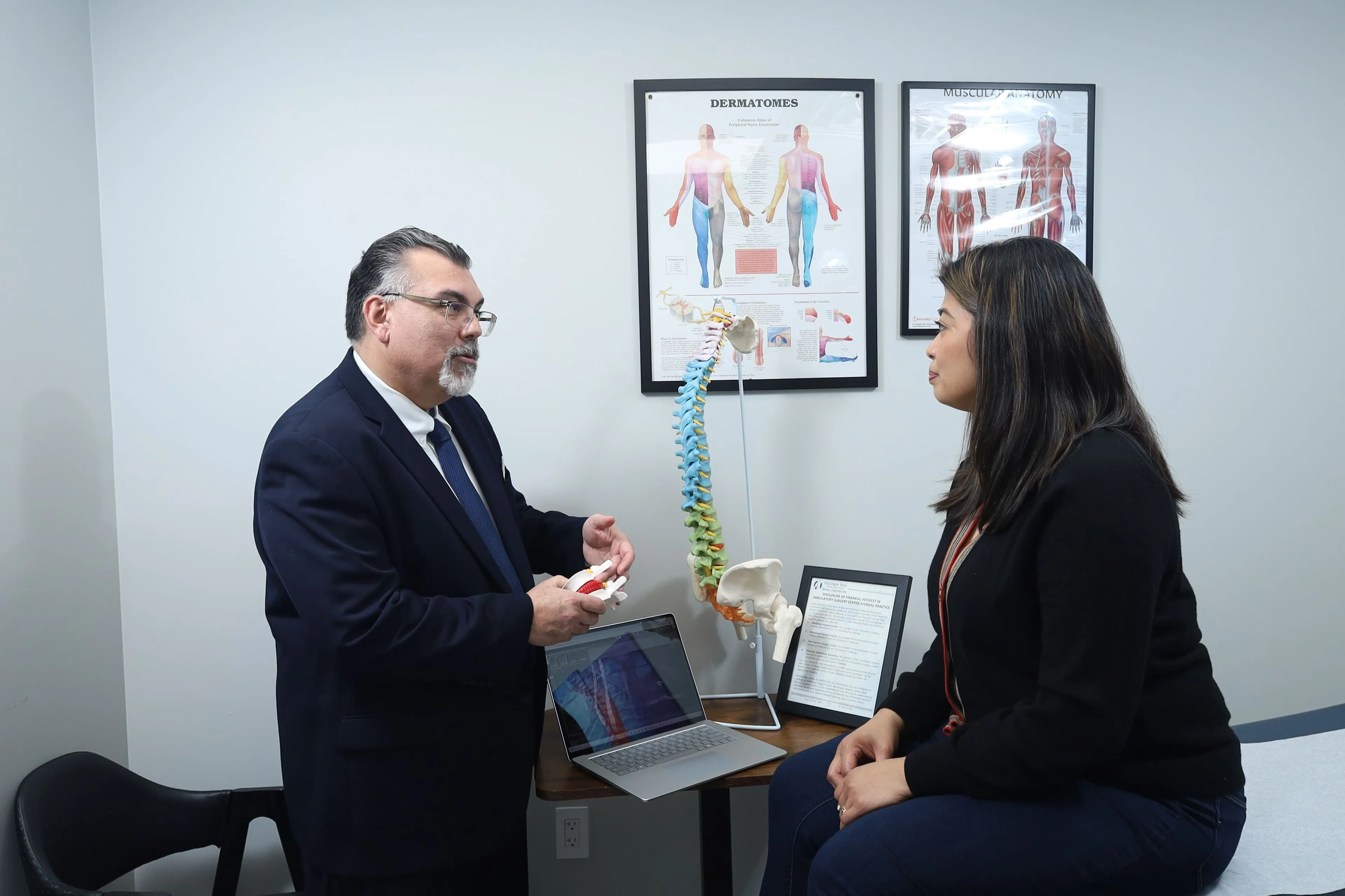 Consultation after auto injury at PPSI